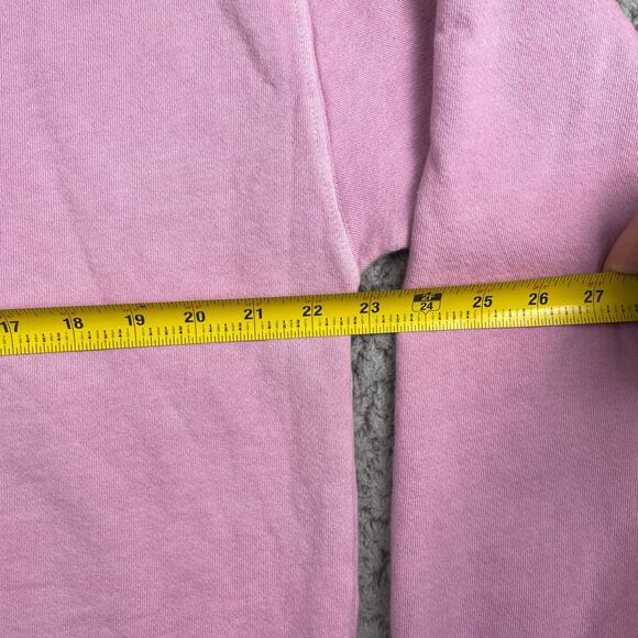 Billabong Smiley Sweater Womens XS Pink Oversized Sun Washed Happy - Picture 5 of 8